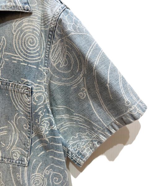 RRL（ダブルアールエル）RRL (ダブルアールエル) 半袖シャツ ブルー サイズ:Sの古着・服飾アイテム