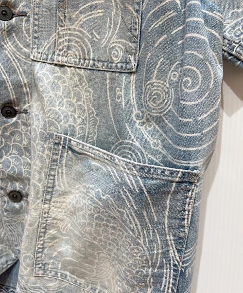 RRL（ダブルアールエル）RRL (ダブルアールエル) 半袖シャツ ブルー サイズ:Sの古着・服飾アイテム