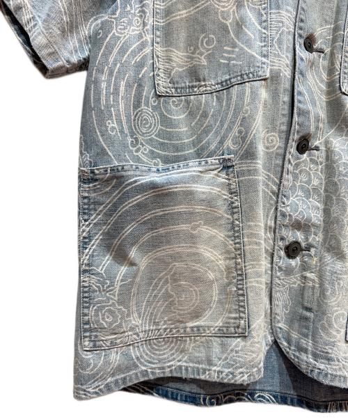 RRL（ダブルアールエル）RRL (ダブルアールエル) 半袖シャツ ブルー サイズ:Sの古着・服飾アイテム