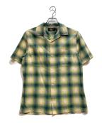 RRLダブルアールエル）の古着「半袖シャツ」｜グリーン×イエロー