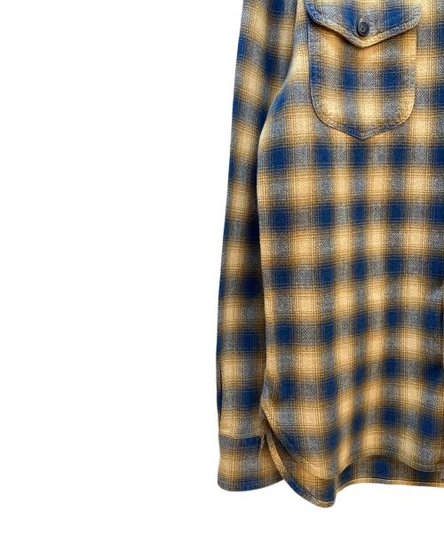 RRL（ダブルアールエル）RRL (ダブルアールエル) 長袖シャツ イエロー×ブルー サイズ:Sの古着・服飾アイテム