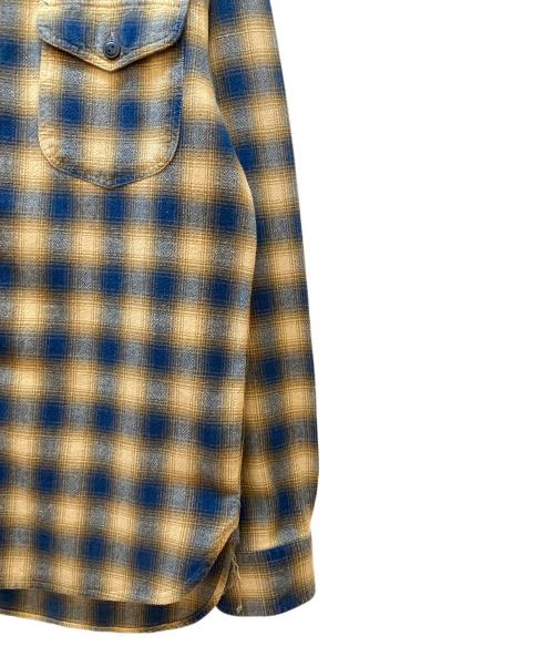 RRL（ダブルアールエル）RRL (ダブルアールエル) 長袖シャツ イエロー×ブルー サイズ:Sの古着・服飾アイテム