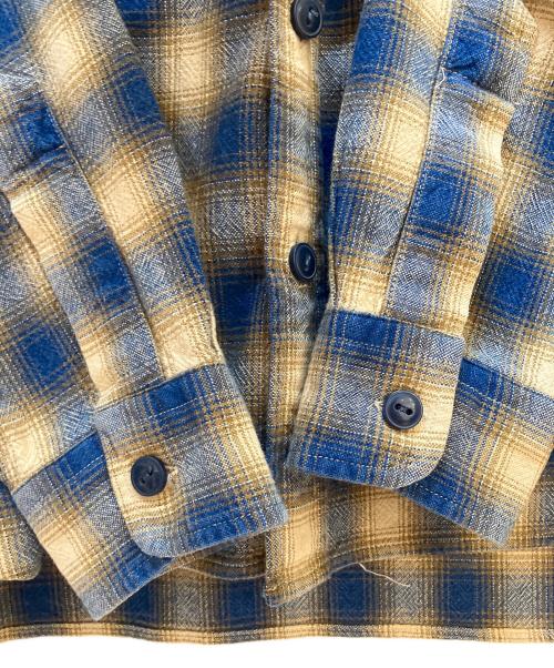 RRL（ダブルアールエル）RRL (ダブルアールエル) 長袖シャツ イエロー×ブルー サイズ:Sの古着・服飾アイテム