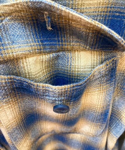 RRL（ダブルアールエル）RRL (ダブルアールエル) 長袖シャツ イエロー×ブルー サイズ:Sの古着・服飾アイテム
