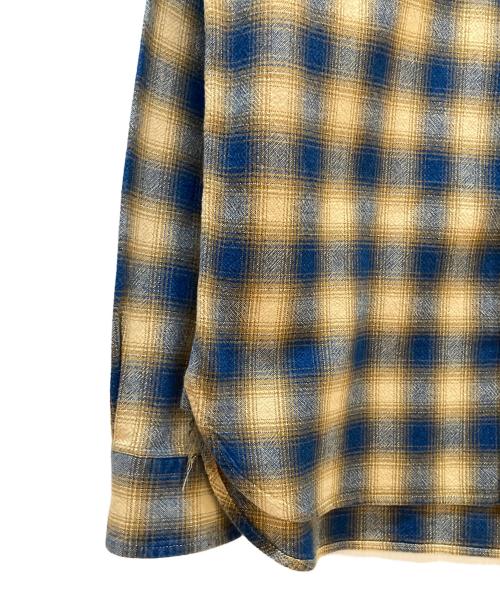 RRL（ダブルアールエル）RRL (ダブルアールエル) 長袖シャツ イエロー×ブルー サイズ:Sの古着・服飾アイテム