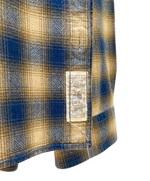 RRL（ダブルアールエル）RRL (ダブルアールエル) 長袖シャツ イエロー×ブルー サイズ:Sの古着・服飾アイテム