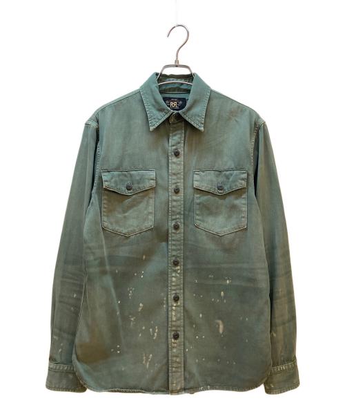 RRL（ダブルアールエル）RRL (ダブルアールエル) 長袖シャツ グリーン サイズ:Sの古着・服飾アイテム