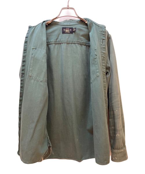 RRL（ダブルアールエル）RRL (ダブルアールエル) 長袖シャツ グリーン サイズ:Sの古着・服飾アイテム
