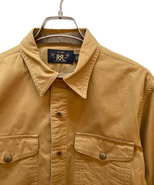 RRL（ダブルアールエル）RRL (ダブルアールエル) 長袖シャツ キャメル サイズ:Sの古着・服飾アイテム