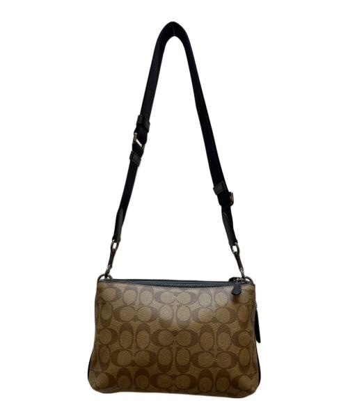 COACH（コーチ）COACH (コーチ) ショルダーバッグ ブラウン×グレーの古着・服飾アイテム