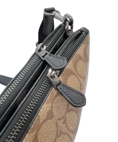 COACH（コーチ）COACH (コーチ) ショルダーバッグ ブラウン×グレーの古着・服飾アイテム