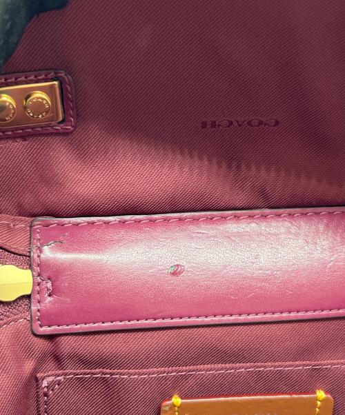 COACH（コーチ）COACH (コーチ) 2WAYショルダーバッグ バイオレットの古着・服飾アイテム