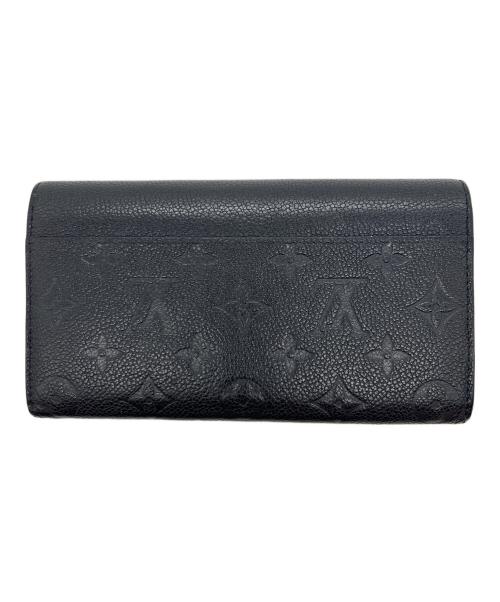LOUIS VUITTON（ルイ ヴィトン）LOUIS VUITTON (ルイ ヴィトン) 長財布/モノグラム･アンプラント ポルトフォイユ サラ ブラックの古着・服飾アイテム