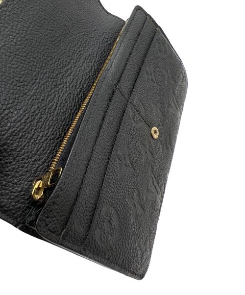 LOUIS VUITTON（ルイ ヴィトン）LOUIS VUITTON (ルイ ヴィトン) 長財布/モノグラム･アンプラント ポルトフォイユ サラ ブラックの古着・服飾アイテム
