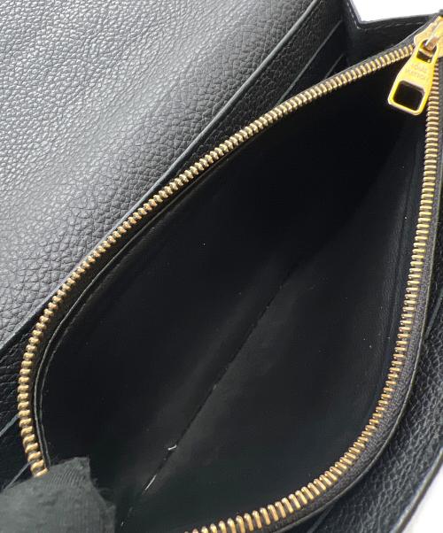 LOUIS VUITTON（ルイ ヴィトン）LOUIS VUITTON (ルイ ヴィトン) 長財布/モノグラム･アンプラント ポルトフォイユ サラ ブラックの古着・服飾アイテム