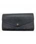 LOUIS VUITTON（ルイ ヴィトン）の古着「長財布/モノグラム･アンプラント ポルトフォイユ サラ」｜ブラック