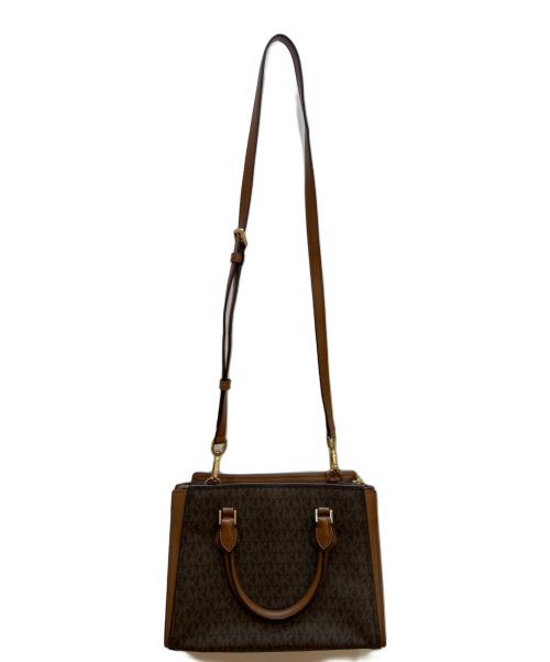 MICHAEL KORS（マイケルコース）MICHAEL KORS (マイケルコース) 2WAYバッグ ブラウンの古着・服飾アイテム
