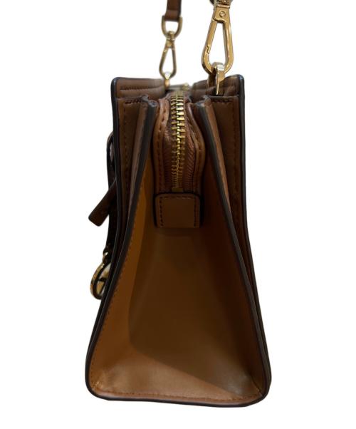 MICHAEL KORS（マイケルコース）MICHAEL KORS (マイケルコース) 2WAYバッグ ブラウンの古着・服飾アイテム