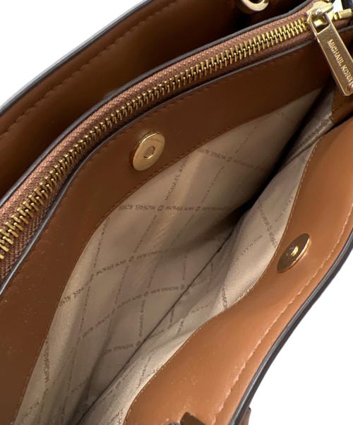 MICHAEL KORS（マイケルコース）MICHAEL KORS (マイケルコース) 2WAYバッグ ブラウンの古着・服飾アイテム