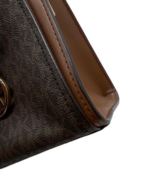 MICHAEL KORS（マイケルコース）MICHAEL KORS (マイケルコース) 2WAYバッグ ブラウンの古着・服飾アイテム