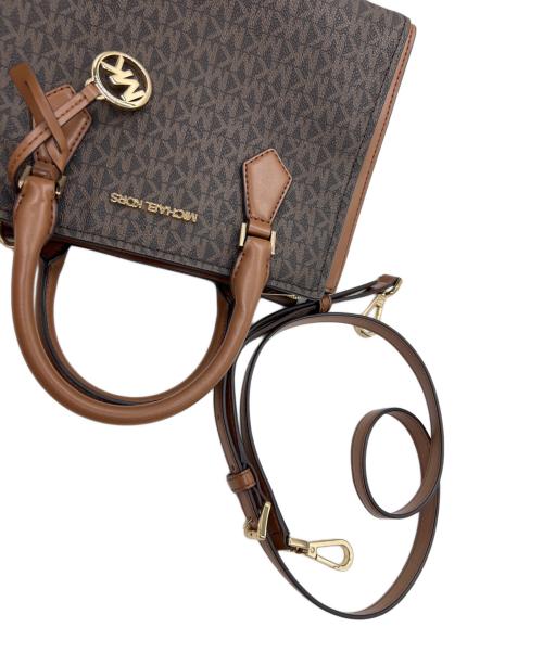 MICHAEL KORS（マイケルコース）MICHAEL KORS (マイケルコース) 2WAYバッグ ブラウンの古着・服飾アイテム