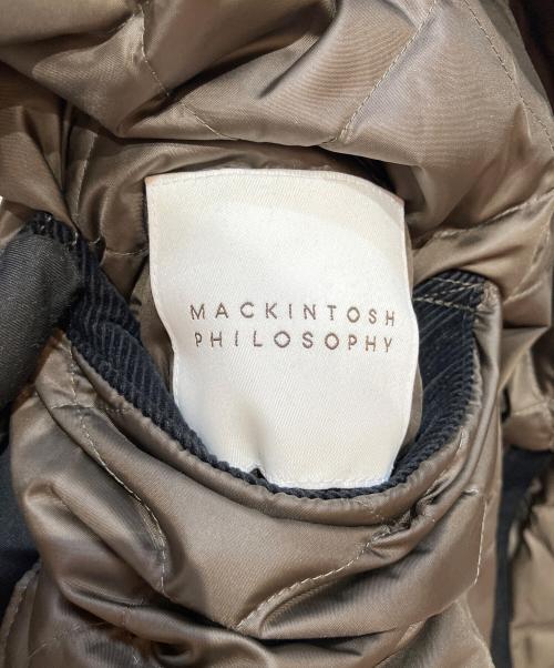 MACKINTOSH PHILOSOPHY（マッキントッシュ フィロソフィー）MACKINTOSH PHILOSOPHY (マッキントッシュ フィロソフィー) キルティングジャケット ブラック サイズ:42の古着・服飾アイテム