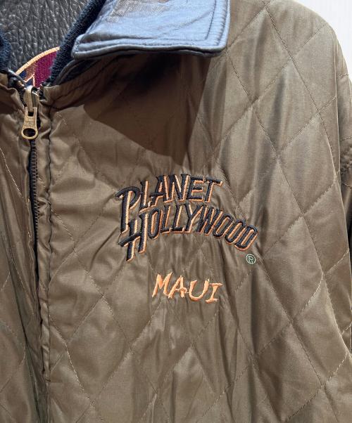 PLANET HOLLYWOOD（プラネットハリウッド）PLANET HOLLYWOOD (プラネットハリウッド) レザージャケット ブラック サイズ:Lの古着・服飾アイテム