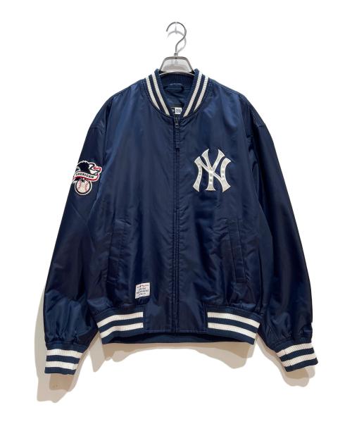 New Era（ニューエラ）New Era (ニューエラ) ナイロンジャケット ネイビー サイズ:Lの古着・服飾アイテム