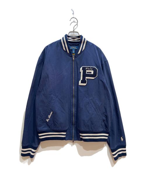 POLO RALPH LAUREN（ポロ・ラルフローレン）POLO RALPH LAUREN (ポロ・ラルフローレン) ジップジャケット ネイビー サイズ:Lの古着・服飾アイテム