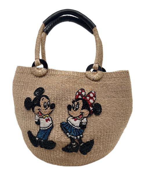 BEAMS BOY（ビームスボーイ）BEAMS BOY (ビームスボーイ) DISNEY (ディズニー) カゴバッグ ベージュの古着・服飾アイテム