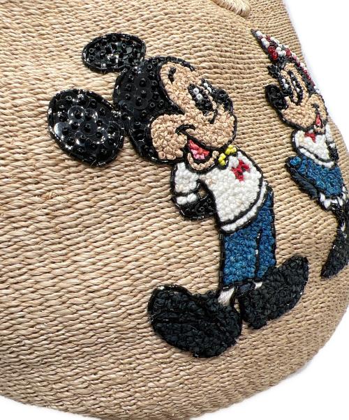BEAMS BOY（ビームスボーイ）BEAMS BOY (ビームスボーイ) DISNEY (ディズニー) カゴバッグ ベージュの古着・服飾アイテム