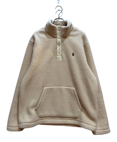 POLO RALPH LAUREN（ポロ・ラルフローレン）POLO RALPH LAUREN (ポロ・ラルフローレン) フリースジャケット アイボリー サイズ:Lの古着・服飾アイテム