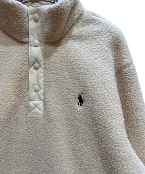 POLO RALPH LAUREN（ポロ・ラルフローレン）POLO RALPH LAUREN (ポロ・ラルフローレン) フリースジャケット アイボリー サイズ:Lの古着・服飾アイテム