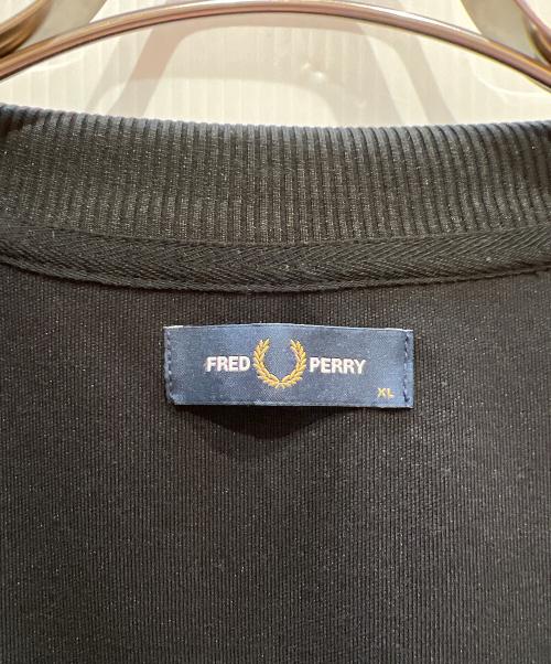 FRED PERRY（フレッドペリー）FRED PERRY (フレッドペリー) トラックジャケット ブラック サイズ:XLの古着・服飾アイテム