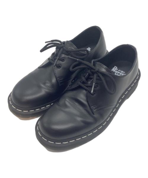 Dr.Martens（ドクターマーチン）Dr.Martens (ドクターマーチン) 3ホールレザーシューズ ブラック サイズ:UK6の古着・服飾アイテム