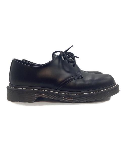 Dr.Martens（ドクターマーチン）Dr.Martens (ドクターマーチン) 3ホールレザーシューズ ブラック サイズ:UK6の古着・服飾アイテム