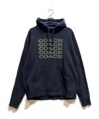 COACHコーチ）の古着「プルオーバーパーカー」｜ネイビー