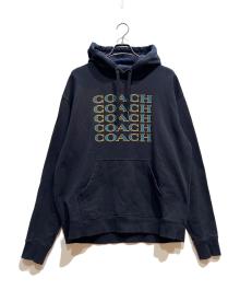 COACH（コーチ）の古着「プルオーバーパーカー」｜ネイビー