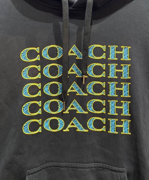 COACH（コーチ）COACH (コーチ) プルオーバーパーカー ネイビー サイズ:Mの古着・服飾アイテム