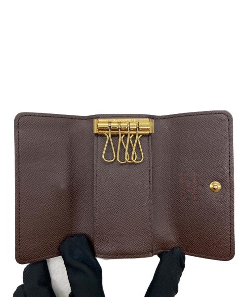 LOUIS VUITTON（ルイ ヴィトン）LOUIS VUITTON (ルイ ヴィトン) 4連キーケース/ダミエ･ミュルティクレ4 ブラウンの古着・服飾アイテム