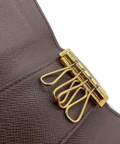 LOUIS VUITTON（ルイ ヴィトン）LOUIS VUITTON (ルイ ヴィトン) 4連キーケース/ダミエ･ミュルティクレ4 ブラウンの古着・服飾アイテム