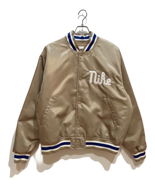 NIKE（ナイキ）NIKE (ナイキ) ナイロンジャケット ベージュ サイズ:2XLの古着・服飾アイテム