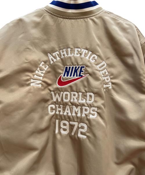 NIKE（ナイキ）NIKE (ナイキ) ナイロンジャケット ベージュ サイズ:2XLの古着・服飾アイテム