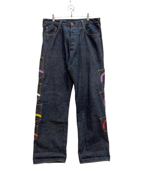 EVISU（エヴィス）EVISU (エヴィス) デニムパンツ インディゴ サイズ:40の古着・服飾アイテム