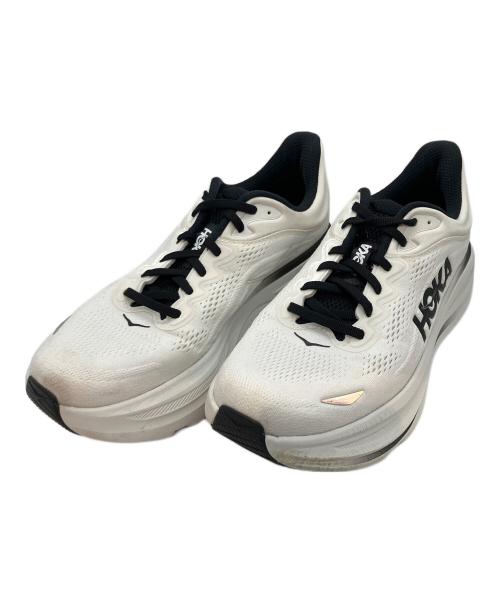 HOKA（ホカ）HOKA (ホカ) ローカットスニーカー ブラック×ホワイト サイズ:27.5の古着・服飾アイテム