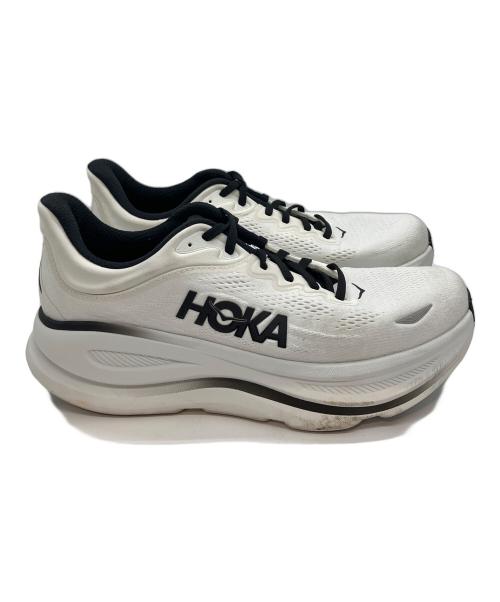 HOKA（ホカ）HOKA (ホカ) ローカットスニーカー ブラック×ホワイト サイズ:27.5の古着・服飾アイテム