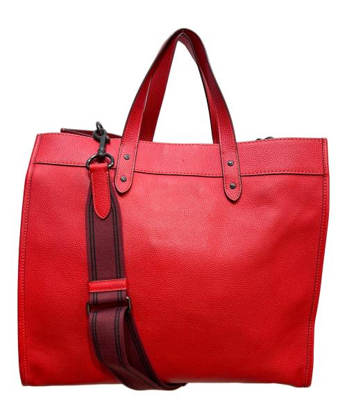 COACH（コーチ）COACH (コーチ) トートバッグ レッドの古着・服飾アイテム