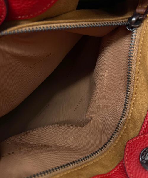 COACH（コーチ）COACH (コーチ) トートバッグ レッドの古着・服飾アイテム