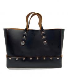 HENDER SCHEME（エンダースキーマ）の古着「レザートートバッグ」｜ブラック