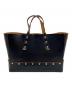 HENDER SCHEME (エンダースキーマ) レザートートバッグ ブラック：18000円